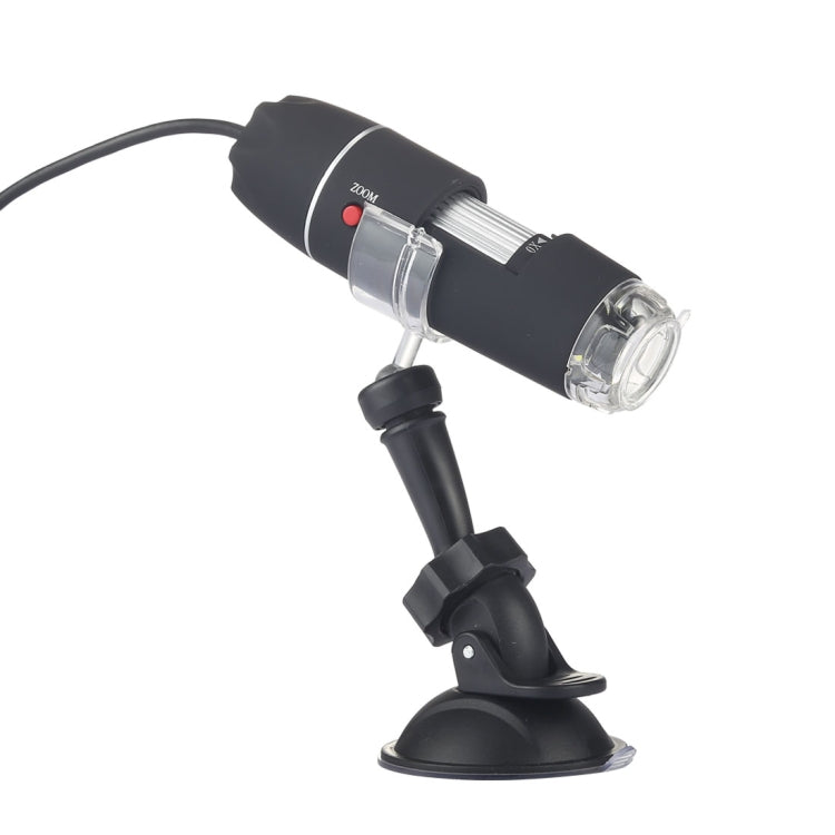Lupa 1600X Sensor de imagen HD 0.3MP Microscopio digital USB 2 en 1 con 8 LED y soporte profesional, 1600X
