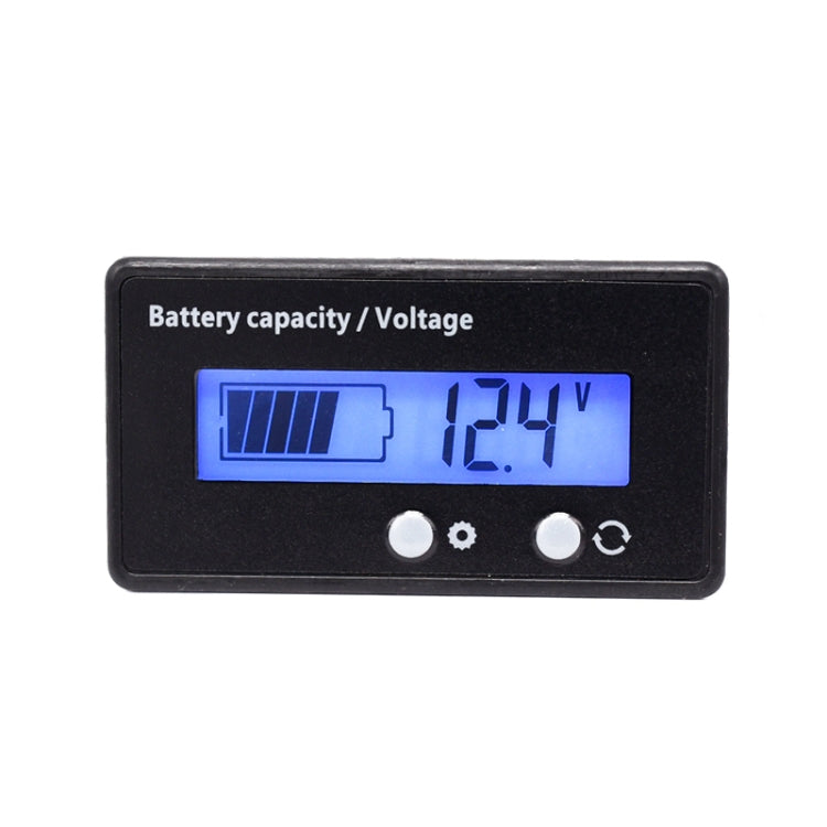 Probador de voltaje de batería de plomo-ácido H6133, 12V-84V, voltímetro de porcentaje, Monitor de estado de batería de litio, 12V-84V Blue Light, 12V-84V Green Light, 12V-84V White Light