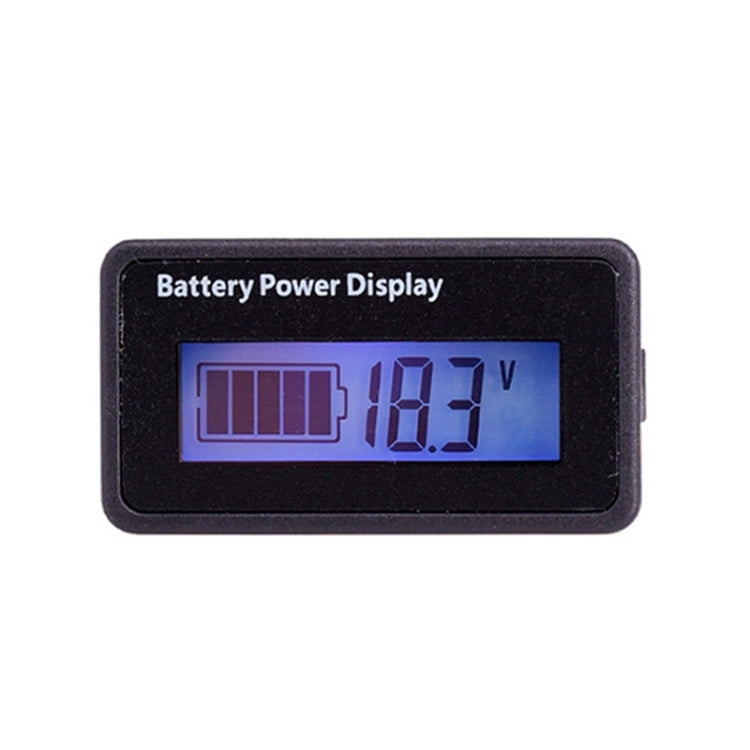 Probador de voltaje de batería de plomo-ácido H5, 12V-48V, voltímetro de porcentaje, Monitor de estado de batería de litio, 12V-48V Blue Light, 12V-48V Green Light, 12V-48V White Light