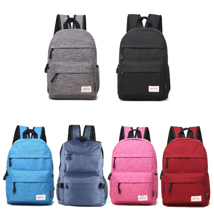 Mochila universal multifunción de tela de lona para ordenador portátil, mochila para estudiantes de 13 a 15 pulgadas, tamaño: 36x25x10cm