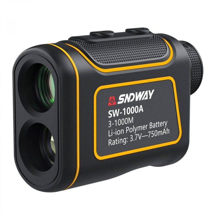 SNDWAY SW1000A Telescopio portátil impermeable para exteriores, telémetro, medidor de distancia, 1000 m, 1000m