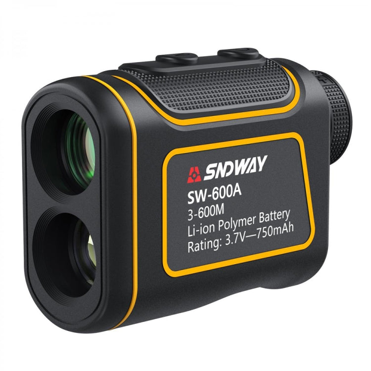 SNDWAY SW600A Telescopio portátil impermeable para exteriores, telémetro, medidor de distancia, 600 m, 600m