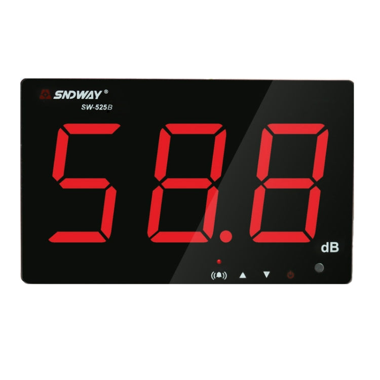 SNDWAY SW525B Medidor de nivel de sonido DB montado en la pared Probador de ruido con transferencia de almacenamiento de datos USB y comunicación USB, SW525B