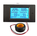 PZEM-061 Instrumento de medición de voltaje con medidor de pantalla digital 4 en 1 CC, CA 80-260 V, 100 A