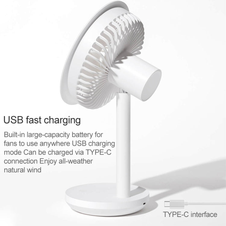 Original Xiaomi Youpin SOLOVE ventilador eléctrico de escritorio con carga USB miniventilador de oficina para dormitorio, con Control de 3 velocidades, SOLOVE