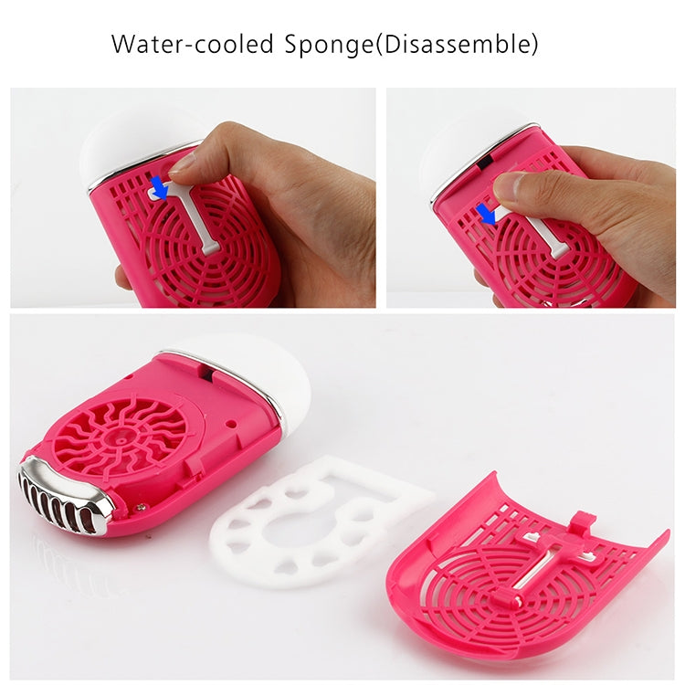 Mini ventilador portátil de mano con refrigeración por aire acondicionado con carga USB