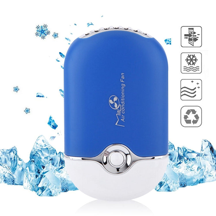 Mini ventilador portátil de mano con refrigeración por aire acondicionado con carga USB