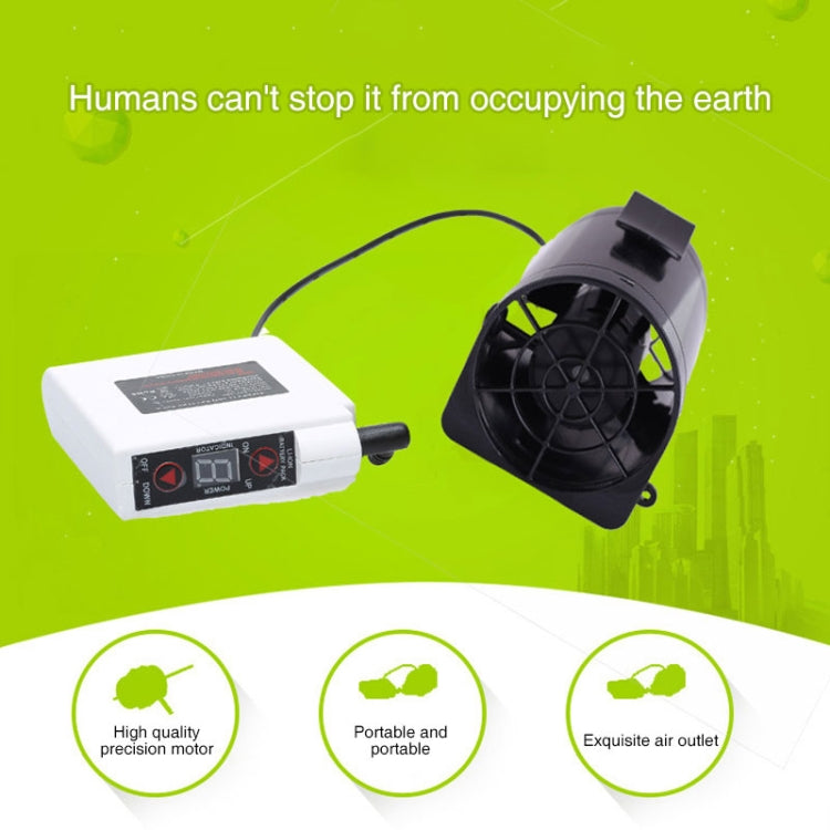 Mini ventilador de cintura portátil, ventilador de refrigeración, enfriador de piel USB