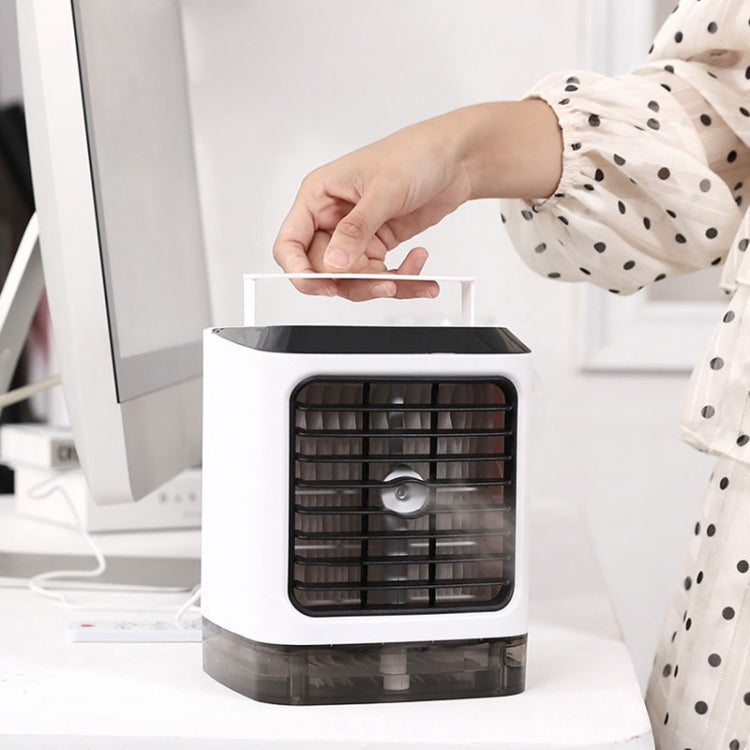 Mini ventilador de refrigeración para escritorio, humidificador, ventilador de aire acondicionado, pulverizador hidratante, without Remote Control