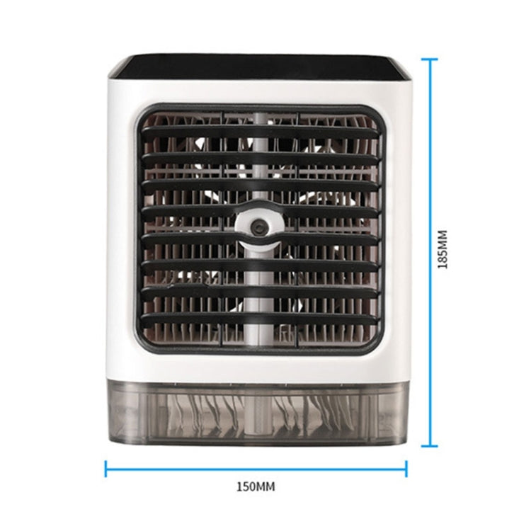 Mini ventilador de refrigeración para escritorio, humidificador, ventilador de aire acondicionado, pulverizador hidratante, without Remote Control