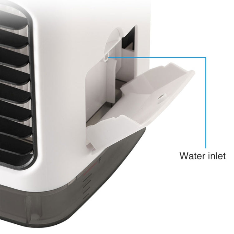 Mini ventilador de refrigeración para escritorio, humidificador, ventilador de aire acondicionado, pulverizador hidratante, without Remote Control