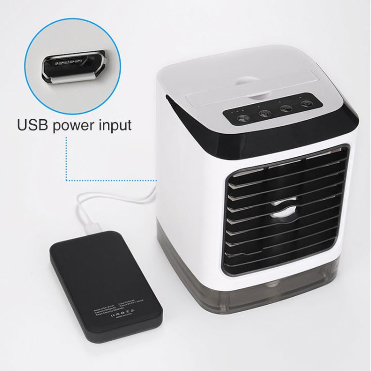 Mini ventilador de refrigeración para escritorio, humidificador, ventilador de aire acondicionado, pulverizador hidratante, without Remote Control