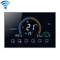 BHT-8000-GCLW Control de calefacción de caldera de agua/gas Ahorro de energía y respetuoso con el medio ambiente Pantalla negativa para el hogar inteligente Pantalla LCD Termostato de ambiente redondo con WiFi, with WiFi Black, with WiFi White