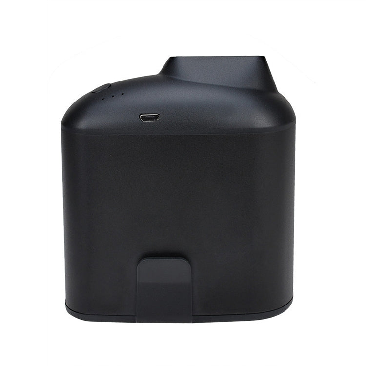 Ventilador USB de cintura colgante creativo portátil con tres velocidades de viento ajustables, Black, Grey