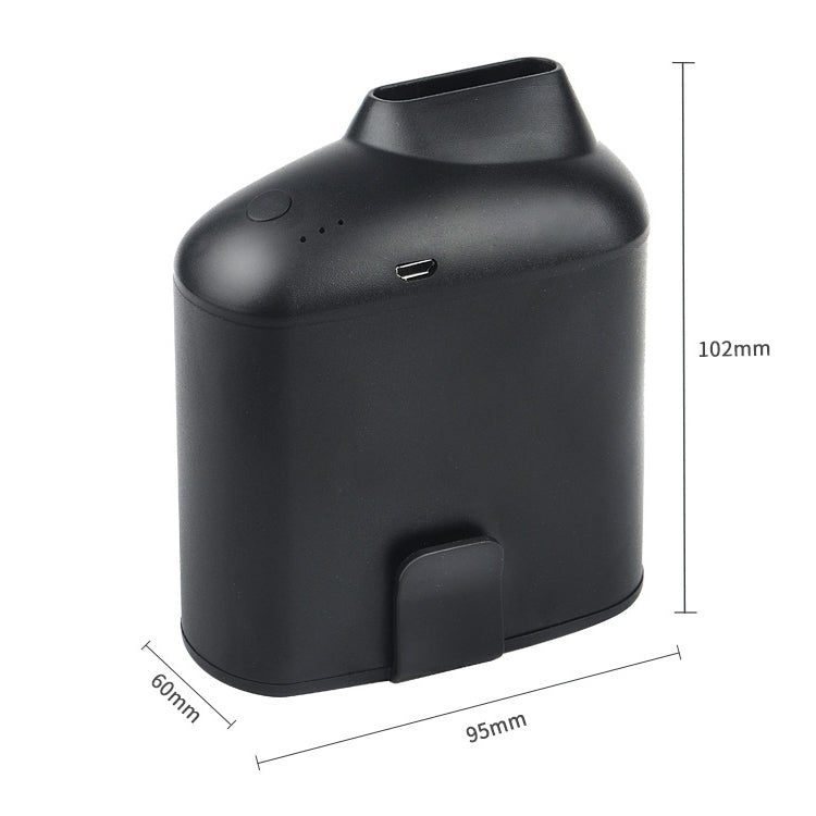 Ventilador USB de cintura colgante creativo portátil con tres velocidades de viento ajustables, Black, Grey