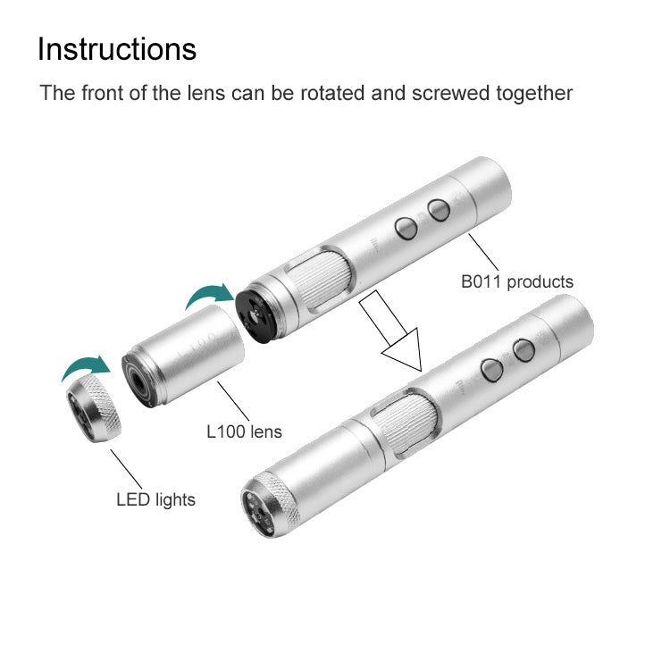 Luz infrarroja del microscopio electrónico Supereyes DB03 para HCB0990, DB03