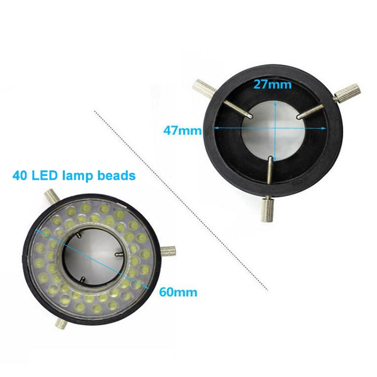 Anillo de luz LED para microscopio electrónico Supereyes DB04 para HCB0990, DB04