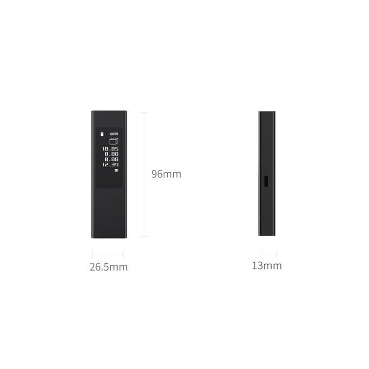 Telémetro láser infrarrojo de alta precisión con pantalla táctil Original Xiaomi Youpin DUKA LS5