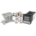 Termostato REX-C100 de 11000W + disipador de calor + termopar + módulo de estado sólido SSR-100 DA Kit de Control de temperatura inteligente, 100DA