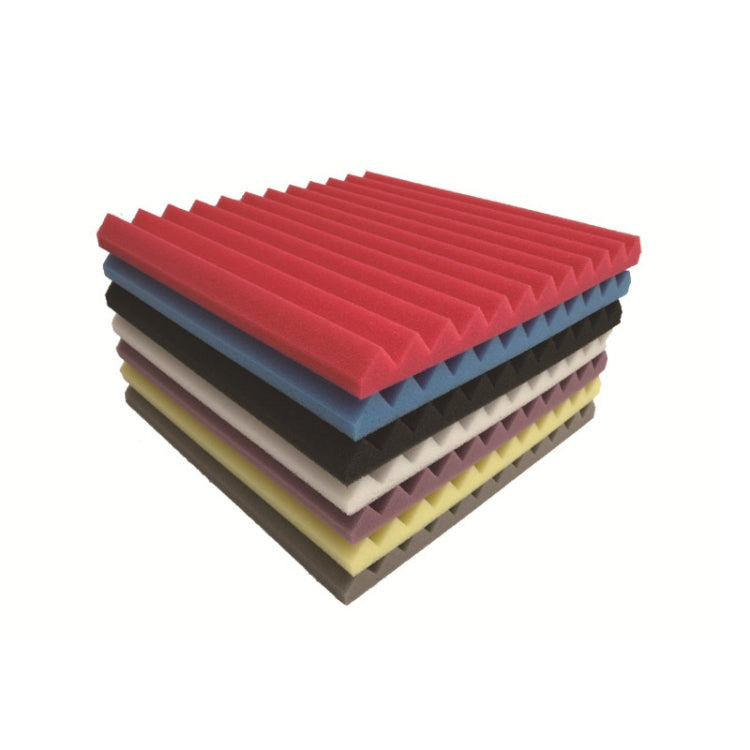 Espuma acústica para sala de batería de estudio de grabación de 24 piezas, entrega de colores aleatorios, 24 PCS