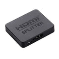 Divisor HDMI 4K Full HD 1080p conmutador de conmutación de vídeo HDMI 1x2 amplificador dividido pantalla Dual para HDTV DVD PS3 Xbox, 4K HDMI (Black), 4K HDMI (White)