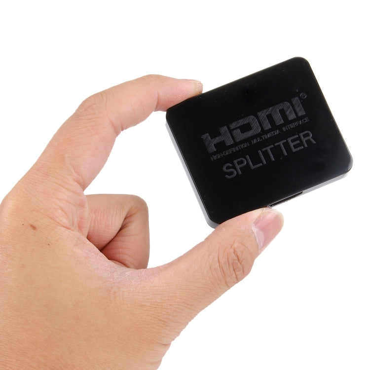Divisor HDMI 4K Full HD 1080p conmutador de conmutación de vídeo HDMI 1x2 amplificador dividido pantalla Dual para HDTV DVD PS3 Xbox, 4K HDMI (Black), 4K HDMI (White)