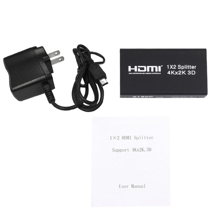 Mini divisor del interruptor de HDMI 1x2 2160P, ayuda 4Kx2K, 3D, Support 4Kx2K, 3D