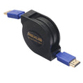1,8 m HDMI 1.4 (1080P) Conectores chapados en oro HDMI macho a HDMI macho Cable plano retráctil, Length: 1.8m