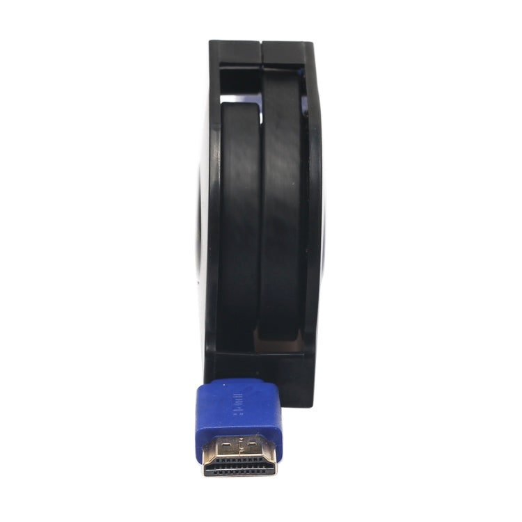 1,8 m HDMI 1.4 (1080P) Conectores chapados en oro HDMI macho a HDMI macho Cable plano retráctil, Length: 1.8m