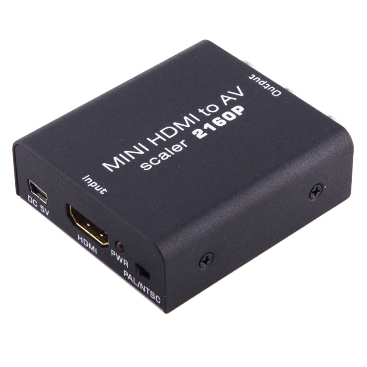 Convertidor de señal de vídeo compuesto Mini HDMI a AV/CVBS, Mini HDMI to AV / CVBS