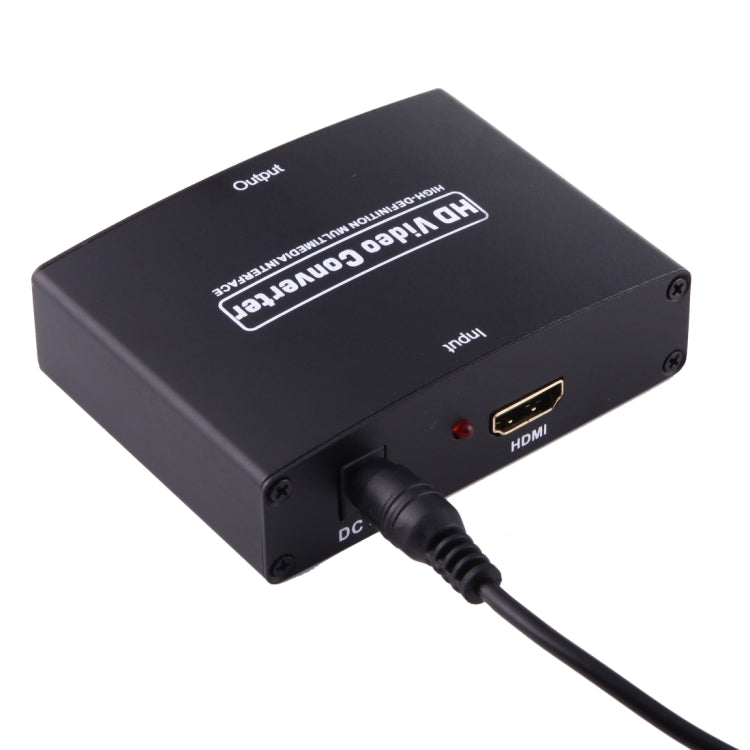 Convertidor adaptador de vídeo 1080P HD HDMI a YPbPr y audio R/L, HDMI to YPbPr+R/L