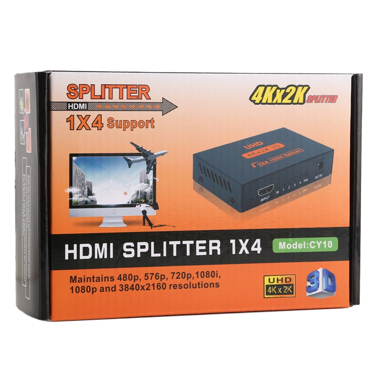 CY10 UHD 4K x 2K 3D 1 x 4 Divisor HDMI, CY10