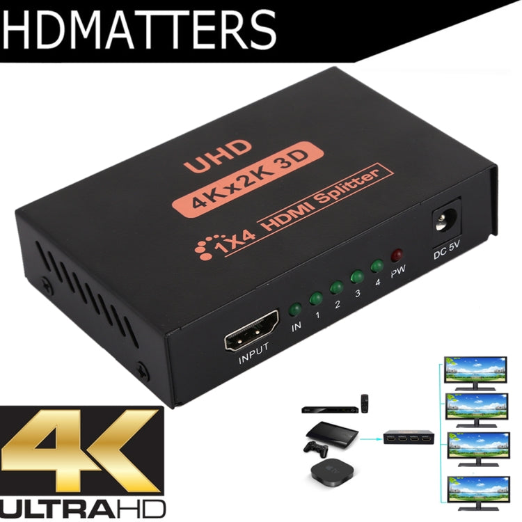 CY10 UHD 4K x 2K 3D 1 x 4 Divisor HDMI, CY10