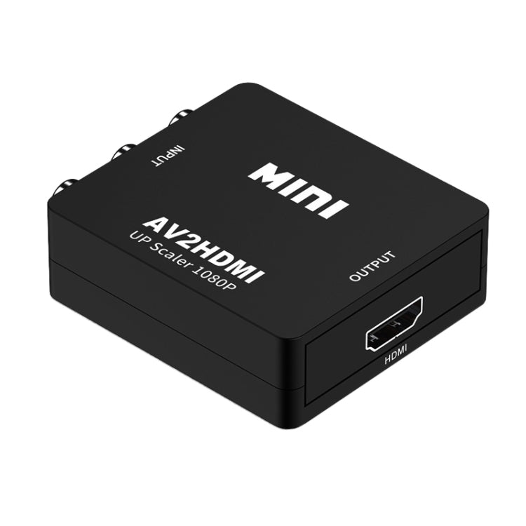 HOWEI HW-2105 Mini AV CVBS/L+R Adaptador convertidor de audio a HDMI, escalador de soporte 1080P, HW-2105 AV to HDMI