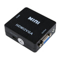 HOWEI HW-2109 Convertidor de audio y vídeo Mini HDMI a VGA