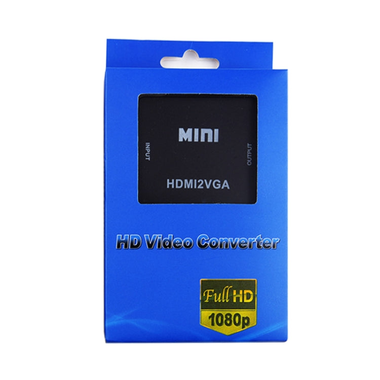 HOWEI HW-2109 Convertidor de audio y vídeo Mini HDMI a VGA