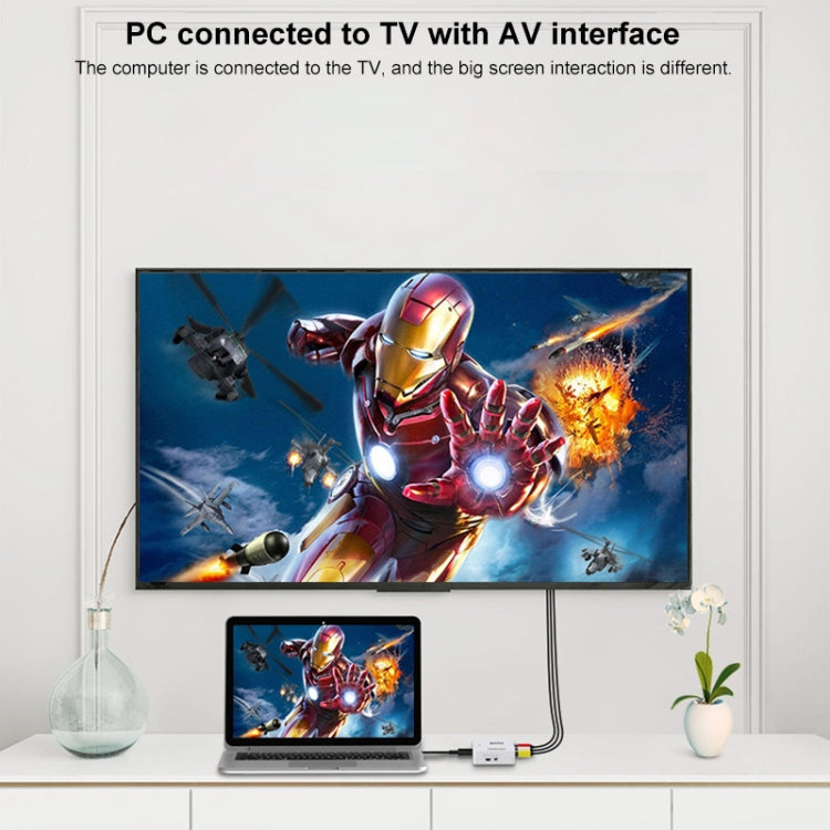 HOWEI HW-2109 Convertidor de audio y vídeo Mini HDMI a VGA