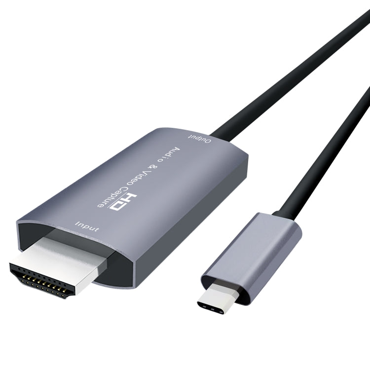Tarjeta de captura de video HD Z36A HDMI macho a USB-C / Type-C macho, longitud del cable: 2 m, HDIMI to Type-C