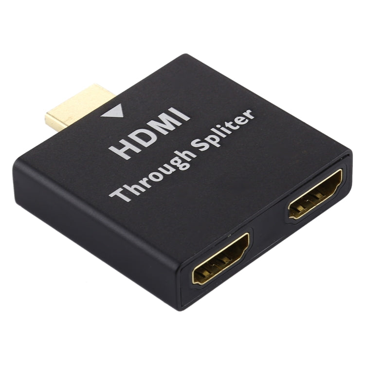 Divisor pasante de aleación de aluminio HDMI de 1 a 2, HDMI Spliter