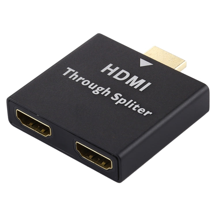 Divisor pasante de aleación de aluminio HDMI de 1 a 2, HDMI Spliter