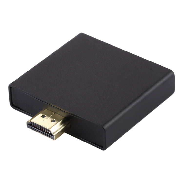 Divisor pasante de aleación de aluminio HDMI de 1 a 2, HDMI Spliter