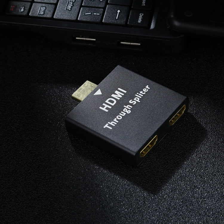 Divisor pasante de aleación de aluminio HDMI de 1 a 2, HDMI Spliter