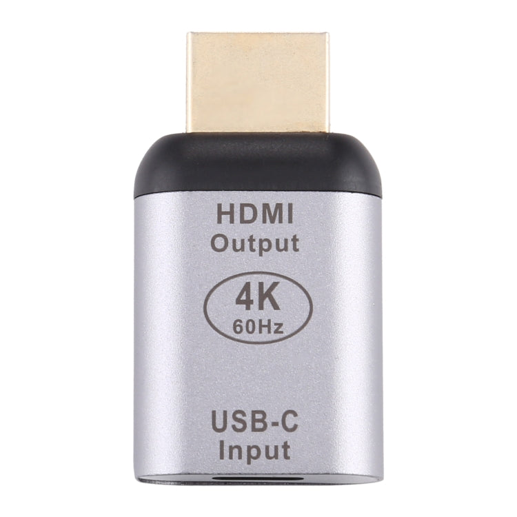 Adaptador de aleación de aluminio tipo C / USB-C hembra a HDMI macho, Type-C Female to HDMI Male