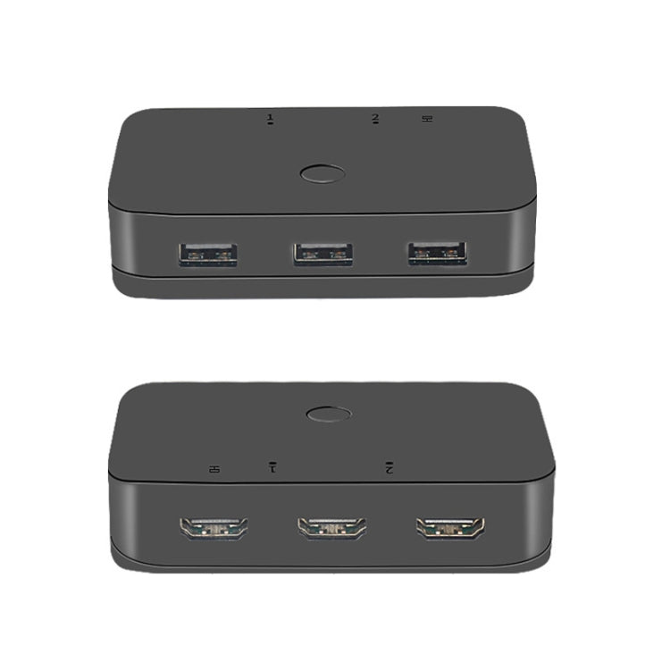 Conmutador 2x1 4Kx2K HDMI/USB/KVM, HDMI / USB / KVM Switch