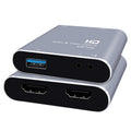 Z37 HDMI Hembra + Micrófono a HDMI Hembra + Audio + Tarjeta de Captura de Audio y Video HD USB con Bucle, Z37