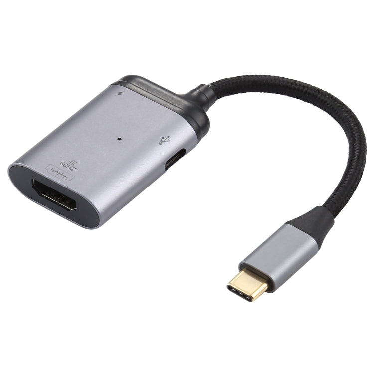 Cable adaptador de sincronización de datos 4K 60Hz USB-C / Type-C a HDMI + PD, Type-C to HDMI