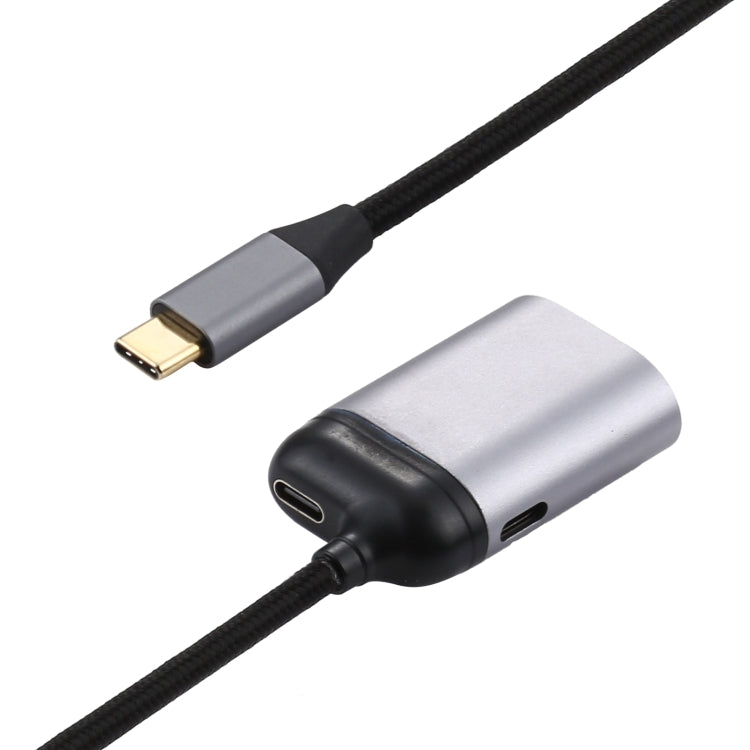Cable adaptador de sincronización de datos 4K USB-C / Type-C a Mini DisplayPort 1.4 + PD, Type-C to Mini DP