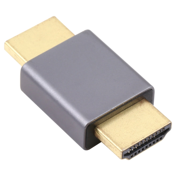 Adaptador HDMI macho a macho con cabezal chapado en oro (negro), HDMI Male to HDMI Male Grey, HDMI Male to HDMI Male Black