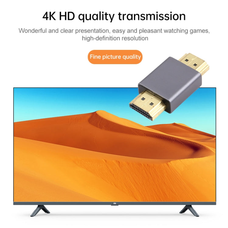 Adaptador HDMI macho a macho con cabezal chapado en oro (negro), HDMI Male to HDMI Male Grey, HDMI Male to HDMI Male Black