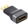 Adaptador HDMI hembra a HDMI macho con cabezal chapado en oro, HDMI Female to HDMI Male